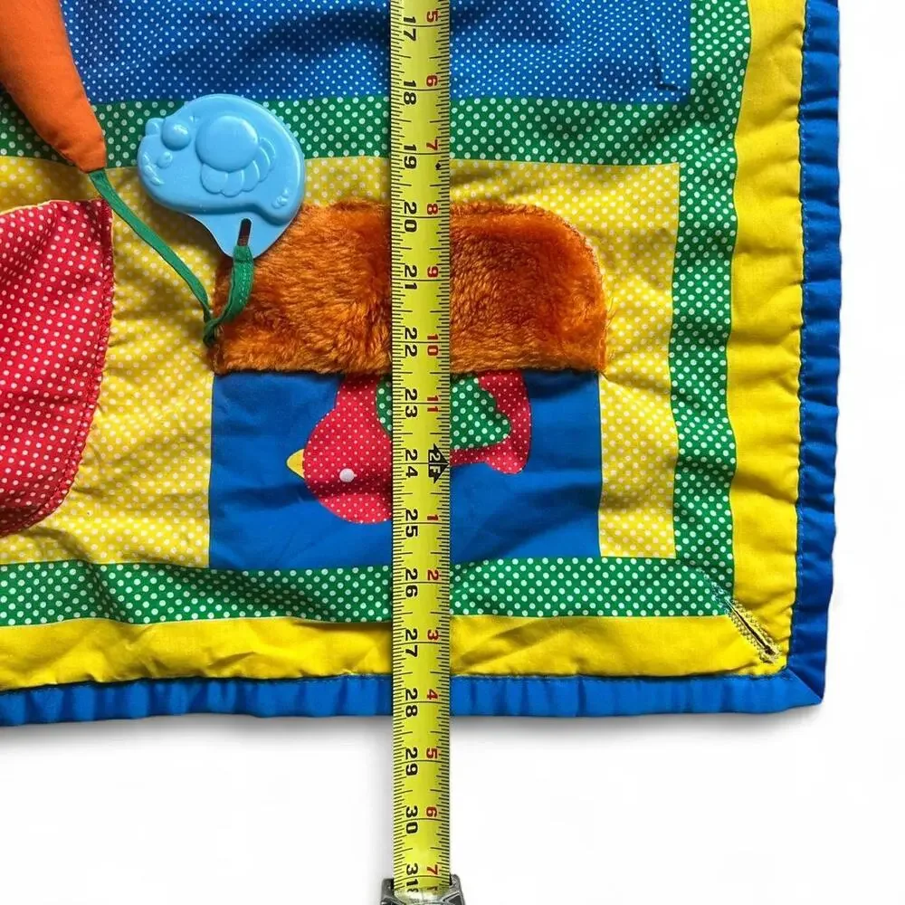 1990s multi colored baby‎ play mat PLAYSKOOL EUC